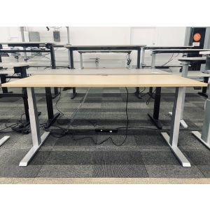 Steelcase Maple Migration Electric-Adjustable Desk - 68" x 29"