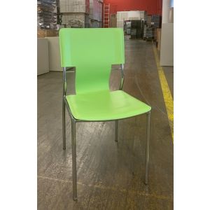 Zuo Trafico Dining Chair (Green Leatherette)