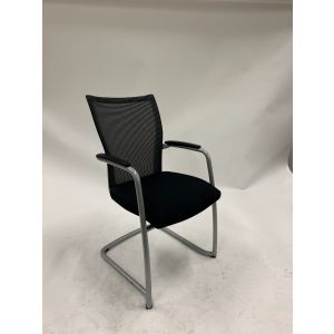 Haworth X99 Sled Base Stack Chair (Black)