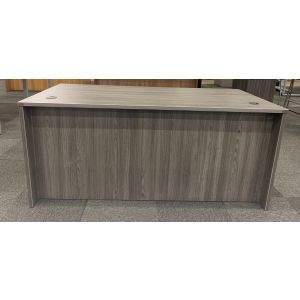 KAI/i5 Industries 30x66 Rectangular Double Ped Desk - Samoa Grey