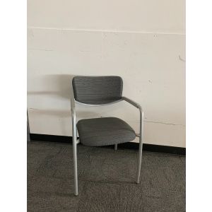Haworth Zody Side Chair (Blue Stripes)