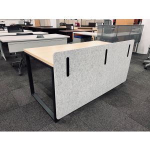 Maple Straight Desk w/ Divider -  60" x 30"