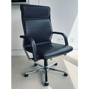 Wilkhahn FS-LINE Swivel Management Chair (Terra/Chrome)