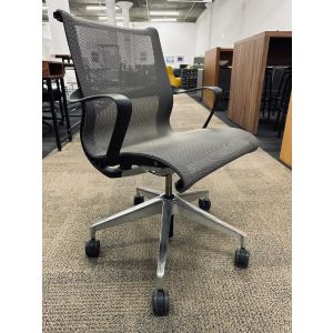 Herman Miller Setu Conference Chair (Grey/Chrome)