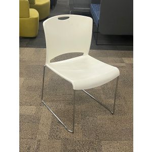 Highmark Plastic Side Chair (White)