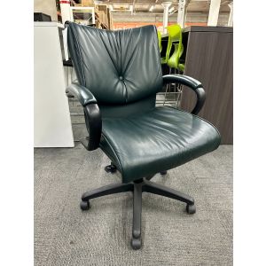 SitOnIt Glove Mid Back Executive Conference Chair (Green/Black)