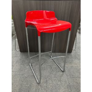 OFS Red Counter Height Stool