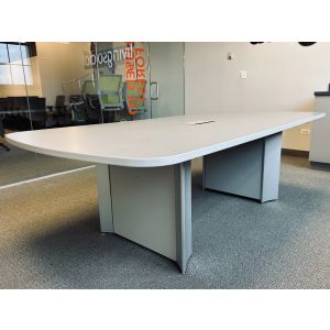 8' Teknion Audience Conference Table  (Grey)