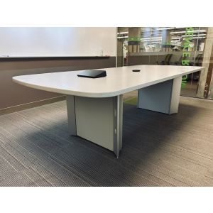 9' Teknion Audience Conference Table (Grey Laminate - 108" x 48")