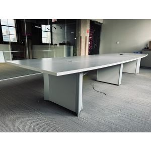 16' Teknion Audience Conference Table (Walnut Laminate - 198" x 48")