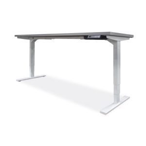 NEW OFCHite 30"D Adjustable Height Desk with White Base