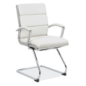 white guest chair