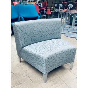 Steelcase Circa 1 Seat Lounge Chair (Aqua Speckled)