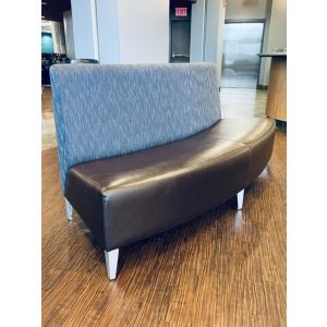 Steelcase Circa 2 Seat Lounge (Blue Speckled)