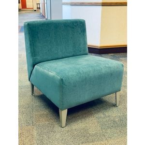 Steelcase Circa Lounge Chair (Blue Fabric)