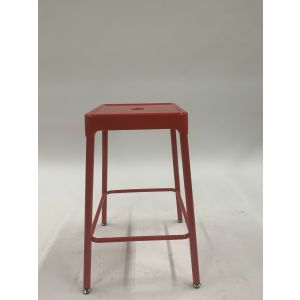 Safco Steel Stool (Red)