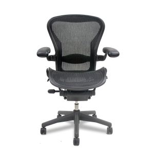 ReNewed Herman Miller Aeron 'B' Work Chair (Carbon) 3 Tab