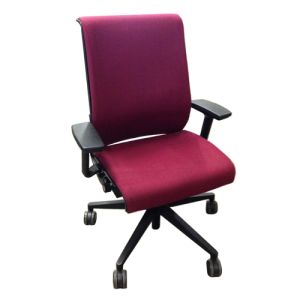 Steelcase Think Task (Red Violet) w/ Adj Height Arms
