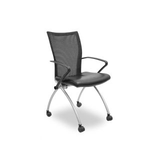 Haworth X99 Mobile Nesting Chair (Checkers/Black)
