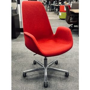 Red Conference Chair by Koleksiyon Furniture