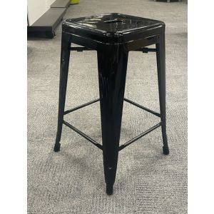UrbanMod 24" Steel Counter Height Stool (Black)
