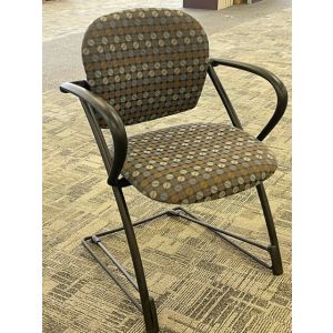 Steelcase Ally Multi Purposed Side Chair (Brown& Grey/black)