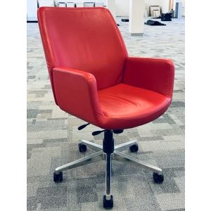 Steelcase Bindu Mid-Back Conference Chair (Red)
