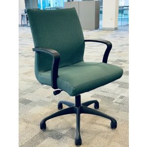 Steelcase Chord Mid Back Conference Chair (Green Speckled)