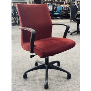 Steelcase Chord Mid Back Conference Chair (Red)