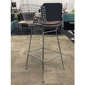 Knoll Bertoia Stools with Seat Pad (Set of 2)