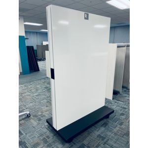 Steelcase Exponents Mobile Whiteboard Display (Black Base/White Trim)