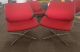 Pair of Dauphin 4+ Lounge Chair (Red)
