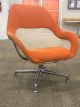 Steelcase SW_1 Lounge Chair (Orange/Chrome)