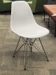Herman Miller Eames Molded Plastic Side Chair (Light Grey/Chrome)