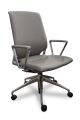 Vitra Meda Conference Chair (Grey Leather)