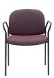 HON 4051 Stack Chair (Burgundy Patterned)