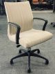 Steelcase Chord Mid Back Conference Chair (Tan Striped)
