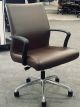 Steelcase Chord Mid Back Conference Chair (Brown Leather)